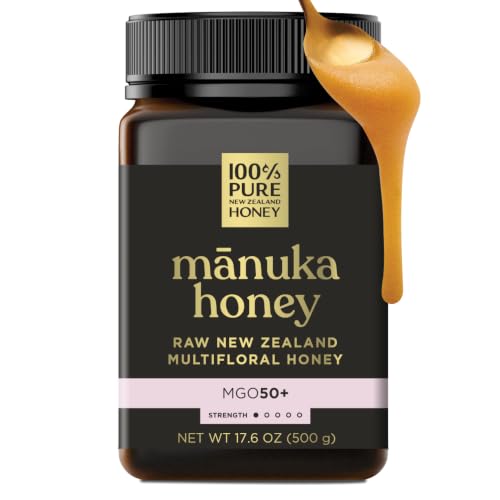 100% Pure New Zealand Manuka Honey MGO 70+ Monofloral Raw Honey 17.6 Oz
