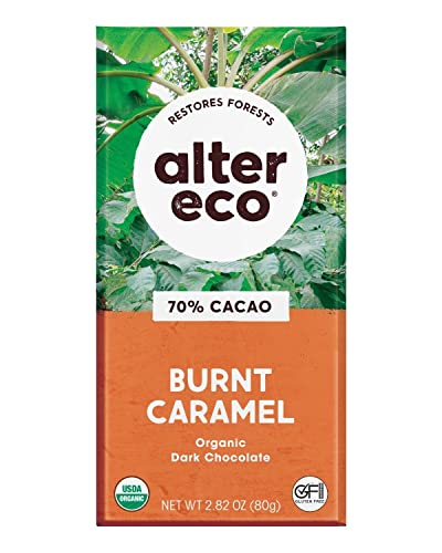Alter Eco | Dark Chocolate Bars | Pure Dark Cocoa, Fair Trade, Organic, Non-GMO, Gluten Free (Brown Butter)