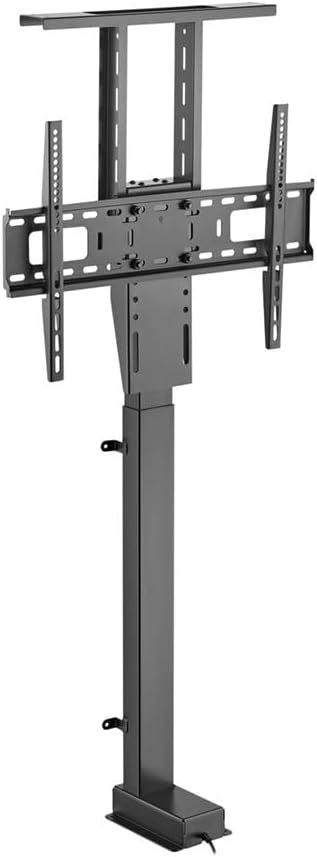 Monoprice Motorized TV Lift Stand for TVs Between 37in to 65in, Max Weight 110 Lbs, VESA Capability Up to 600x400, Includes RF Remote Control