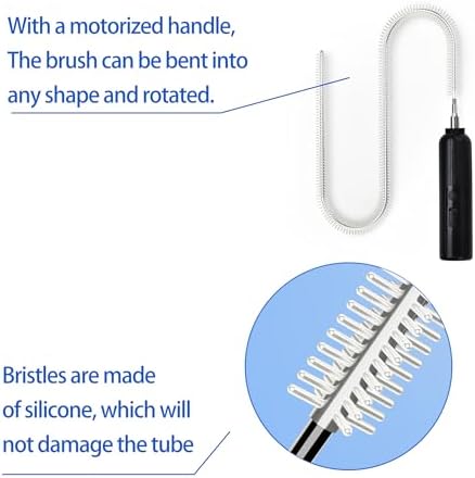 CPAP Cleaning Kit, Electric CPAP Cleaner for Hose and Mask, Silicone Brush Cleaner, Compatible with 22mm and 15mm Hose