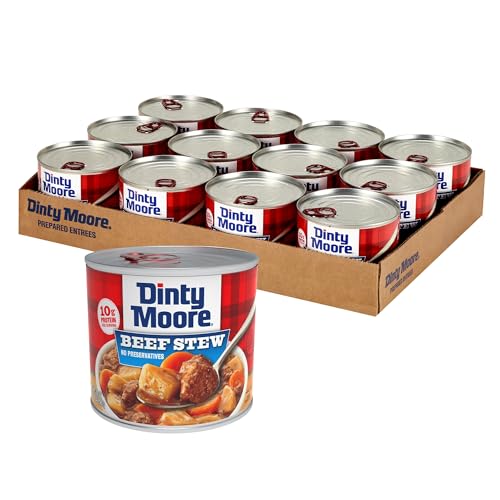 DINTY MOORE Beef Stew with Fresh Potatoes & Carrots 20 Ounce (Pack of 12)