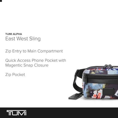 TUMI - Alpha East West Sling - Premium Travel Bag with Quick Access Pockets - Easy to Carry for Everyday Use