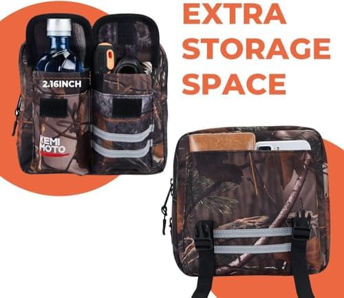 KEMIMOTO ATV Tank Bag, Water-resistant Warm Cooler Motorcycle Saddle Bag