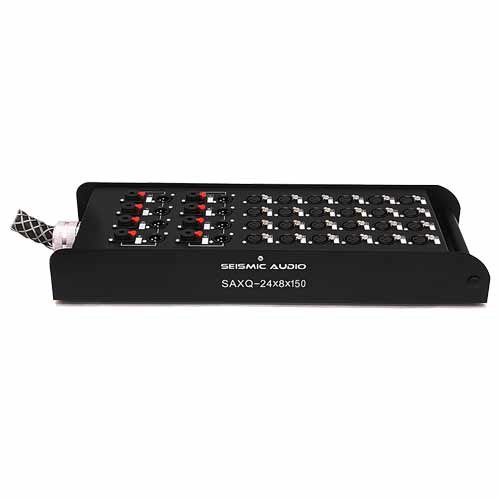 Seismic Audio - SAXQ-16x8x25 - 16 Channel 25' XLR Snake Cable with XLR and 1/4" Returns on the Box
