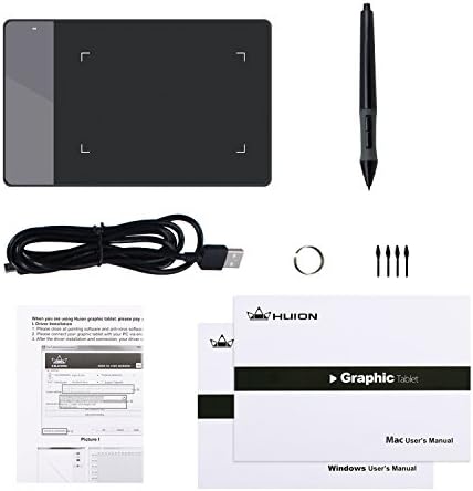 HUION 420 OSU Tablet Drawing Tablet, Graphics Tablet with Digital Stylus, 4 x 2.23 inches Pen Tablet for Digital Art, Design & Animation