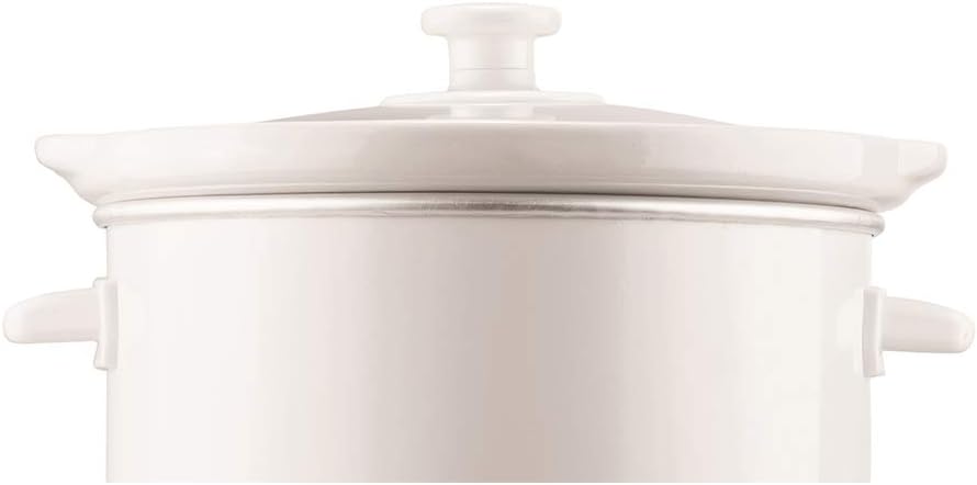 Brentwood SC-135W Appliances 3 quart Slow Cooker, White