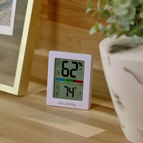 AcuRite Humidity Meter Hygrometer and Indoor Thermometer, Hygrometer