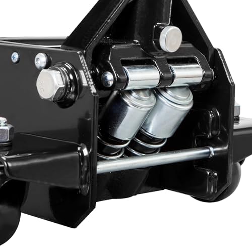 Torin T83505W BlackJack Hydraulic Low Profile Steel Racing Floor Jack with Single Piston Quick Lift Pump, 3 Ton (6,000 lb) Capacity, Black