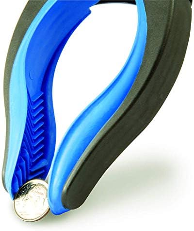 Ettore Grip'n Grab: Multi-Purpose Reach Tool with Rotating Rubber Grip Head, Blue