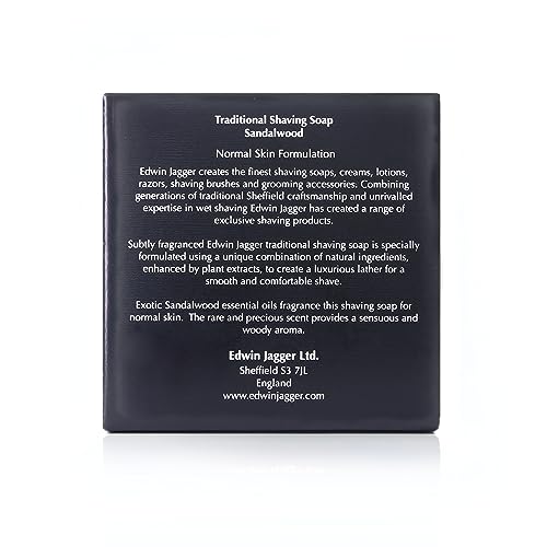Edwin Jagger SSSW Sandalwood 99.9% Natural Traditional Shaving Soap 2.3 oz Refill