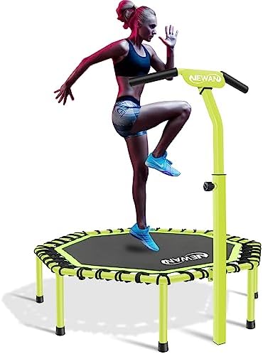 Newan 48" Fitness Trampoline with Adjustable Handle Bar