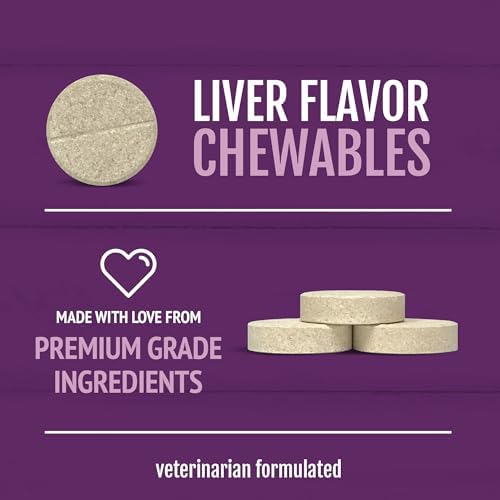 PetNC Natural Care Hip and Joint Soft Chews for Dogs, 90 Count - 27591 | Glucosamine Chondroitin MSM Dog Chews with Hyaluronic Acid, Liver Flavored Bone & Joint Support Supplement, For All Breeds