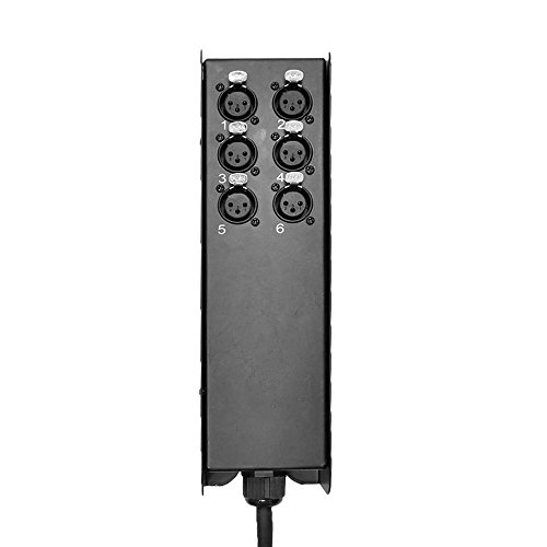 Seismic Audio Speakers 12 Channel Low Profile XLR Send Circuit Board Snake Cable, XLR Splitter Cable, 100 Feet