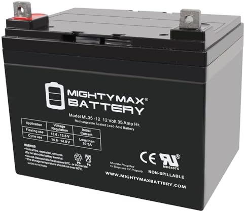 Mighty Max Battery 12V 35AH SLA Battery for John Deere Tractor Riding Mower