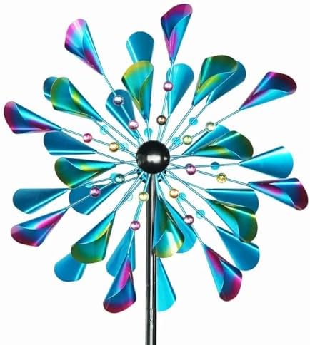 DECOROCA Kinetic Wind Spinners Outdoor - Large Metal Wind Sculptures