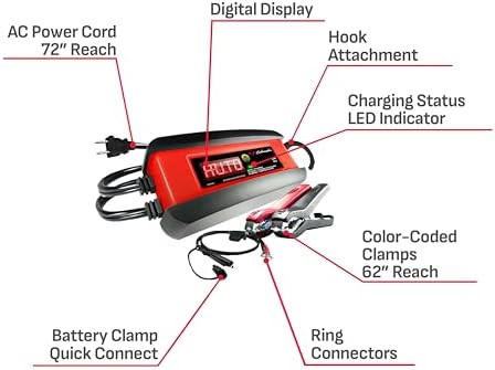 Schumacher Electric 3A Car Battery Charger & Maintainer, 12V – SP1297