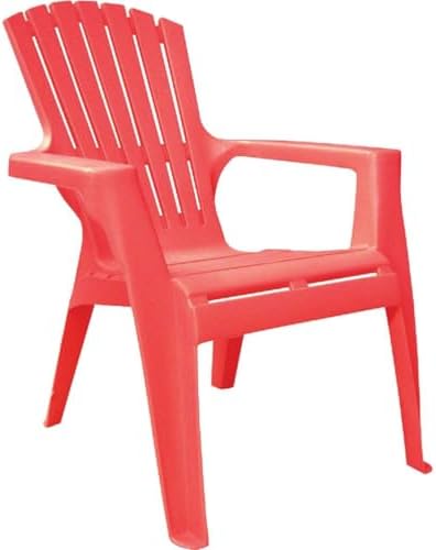Adams Patio Furniture 8460-26-3731 Cherry Red Kids Chair (Pack of 1)