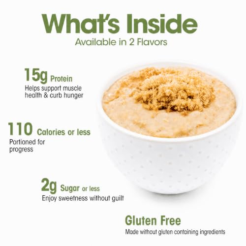 BariWise Instant High Protein Oatmeal – 7 Servings (Maple & Brown Sugar)