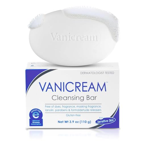 Vanicream Pharmaceutical Specialties Cleansing Bar, Unscented, 3.9. Ounce, (Pack of 6)