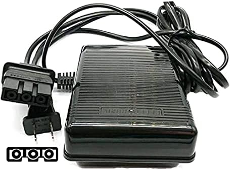 LNKA Foot Control Pedal & Cord J00360051 Compatible with Brother Serger Models: 1034D, 1034DX, 1034DAV, 10443, 1134D, 1134DW