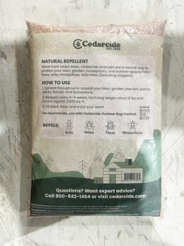 Cedarcide Original Cedar Granules – Cedar Chips for Home & Garden | Repels Ants, Aphids, Spiders