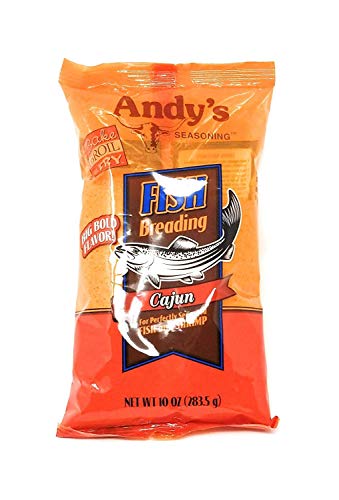 Andy's Seasoning Fish Breading - 3 PACK (1 ea Red, 1 ea Yellow, 1 ea Cajun)