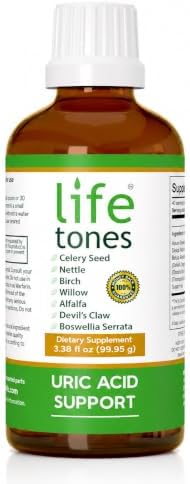 Life Tones Uric Acid Support - Joint Health for Men & Women - Liquid Uric Acid Cleanse for High Absorption - Herbal Cleanse Detox for Joint Comfort