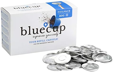 Reusable Nespresso Pods - Patented Sealing System, No Glue - Made in Holland - 25% More Coffee - 2 Capsules, 100 Foil Lids, Sealer & Spoon - BPA-Free