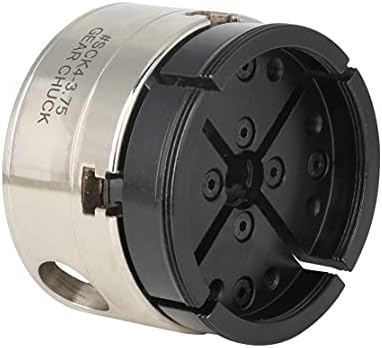 4INCH 4-Jaw Self-Centering Wood Lathe Chuck, 2" Round Jaw Mounted, 1"x8TPI thread & 3/4"x16TPI Adapter, T Allen Wrench, Screw Chuck, SCR4-4