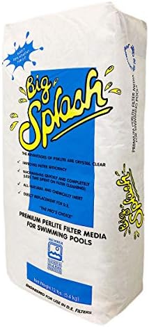 Perlite AquaPerl-12 4212 Filter Powder D.E. Alternative for Swimming Pools, 12-Pou, White (Package May Vary)