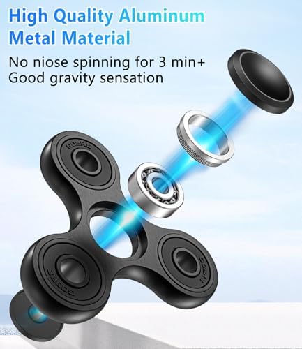 ATESSON Fidget Spinner Metal Fidget Spinners Toy Adults Kids