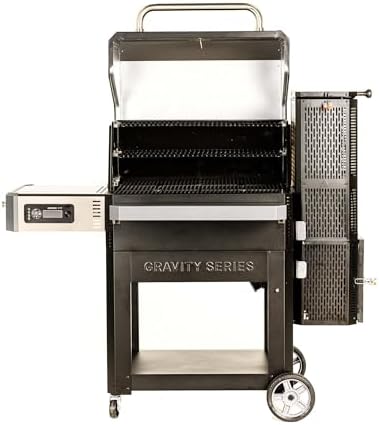 Masterbuilt® Gravity Series® 1050 Smoker Grill - Digital Charcoal Combo Grill with Free App, 1,050 Cooking Square Inches in Black, Model MB20041220