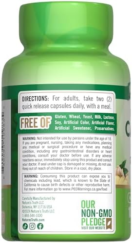 Nature's Truth Cayenne Pepper Capsules | 40,000 HU | 100 Count