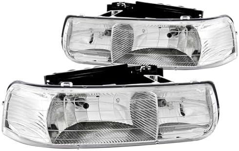 ANZO USA 111011 Crystal Headlight Set-Chrome