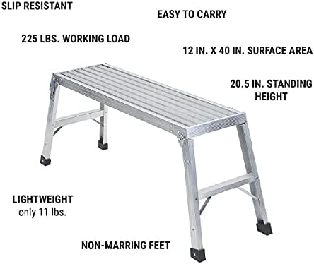 Franklin 40 in. Lightweight Aluminum Work Platform