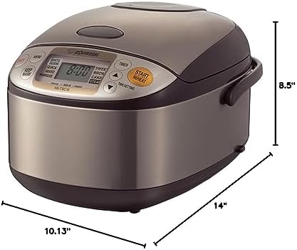 Zojirushi Ns TSC10 5.5 Cup Micom Rice Cooker and Warmer, 1.0l | LCD controls, delay timer