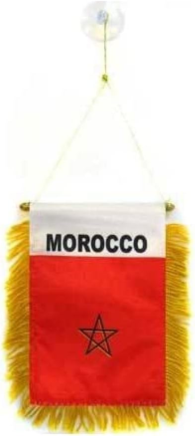 AZ FLAG Nicaragua Pennant 4x6 in 100D Polyester Suction Cup | Outdoor use Nicaraguan 15x10 cm triangular pennant stitched edges and reinforced finish