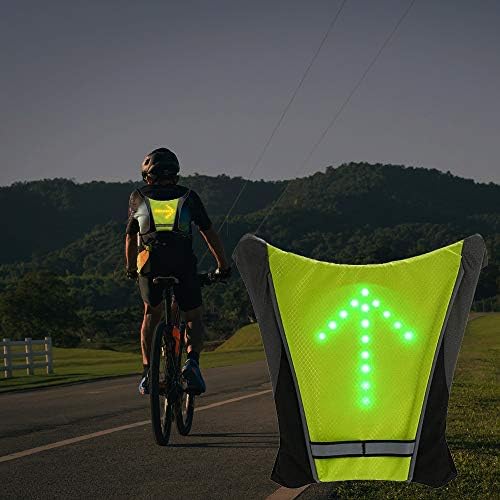 LED Turn Signal Safety Vest with Direction Indicator