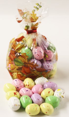 Scott's Cakes Speckled Chocolate Malted Eggs in a 1 Pound Bunny Hop Bag