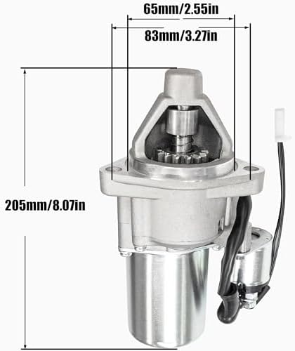 fullas Electric Starter Motor for Predator 9500 Inverter Generator | for Modes 57080 and 59188 Super Quiet Inverter Generator