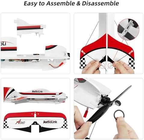 Radiolink A560 Ready to Fly (RTF) 3D Byme-A Gyro 6 Flight Modes RC Airplane