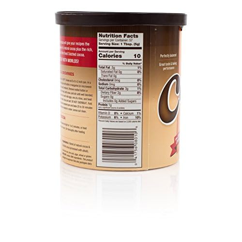 SACO Pantry Premium Cocoa, Natural and Dutched Blend, 10oz (Pack of 2), Certified Kosher, Gluten-Free & Nut-Free