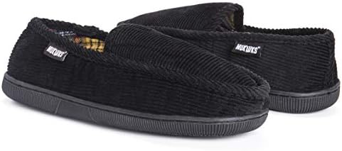 Muk LUKS Men's Corduroy Moccasin with Flannel Lining