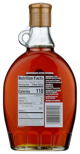 Shady Maple Farms Maple Syrup, Og, Gr A, Dk, Gl, 12.70-Ounce