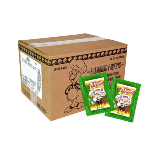 Tony Chachere Creole Seasoning, 1000 Count 0.05 Ounce (Original)