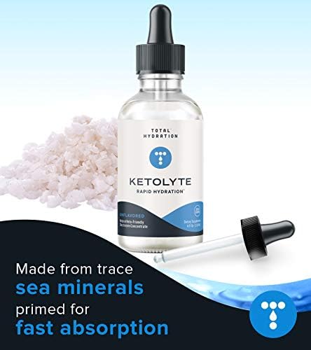 Ketolyte Drops, Unflavored, No Sugar, Magnesium 39 Servings