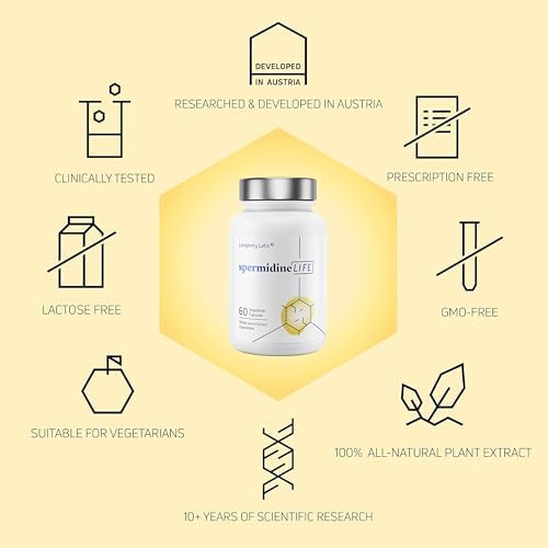 LONGEVITY LABS + spermidineLIFE Supplement, 60 Capsules