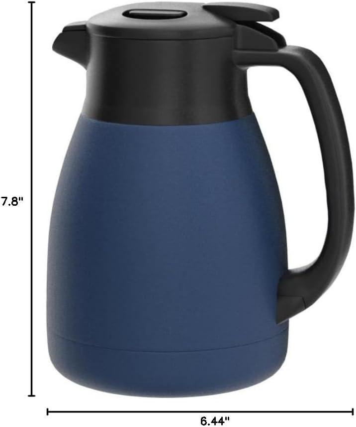 Zojirushi SH-HC10AD Stainless Steel Vacuum Carafe, 1-Liter, Matte Navy