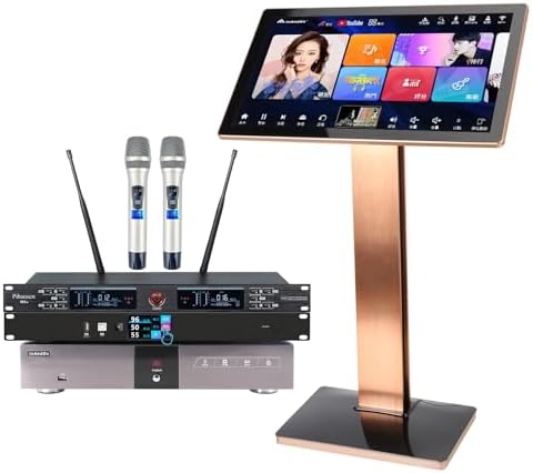 2026 New Chinese Karaoke Machine KV-V5 MAX Karaoke Player, with Reverb Wireless Microphone