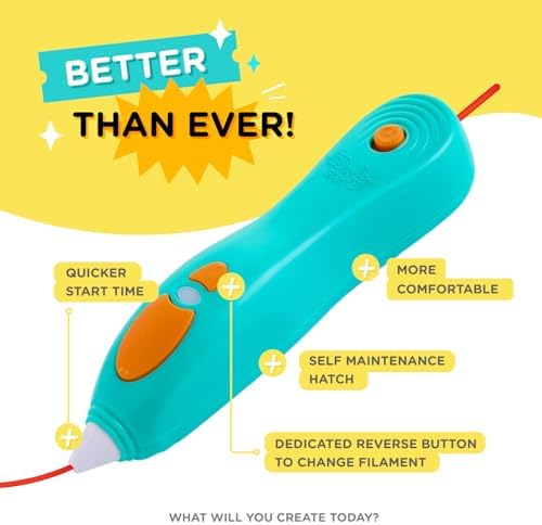 3Doodler Start+ Essentials 3D Pen Set for Kids, Easy to Use, Learn from Home Art, Educational STEM Toy for Boys & Girls Ages 6+